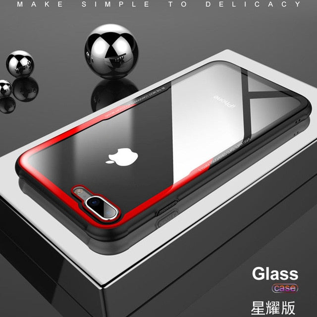 9H GLASS CASE FOR IPHONE