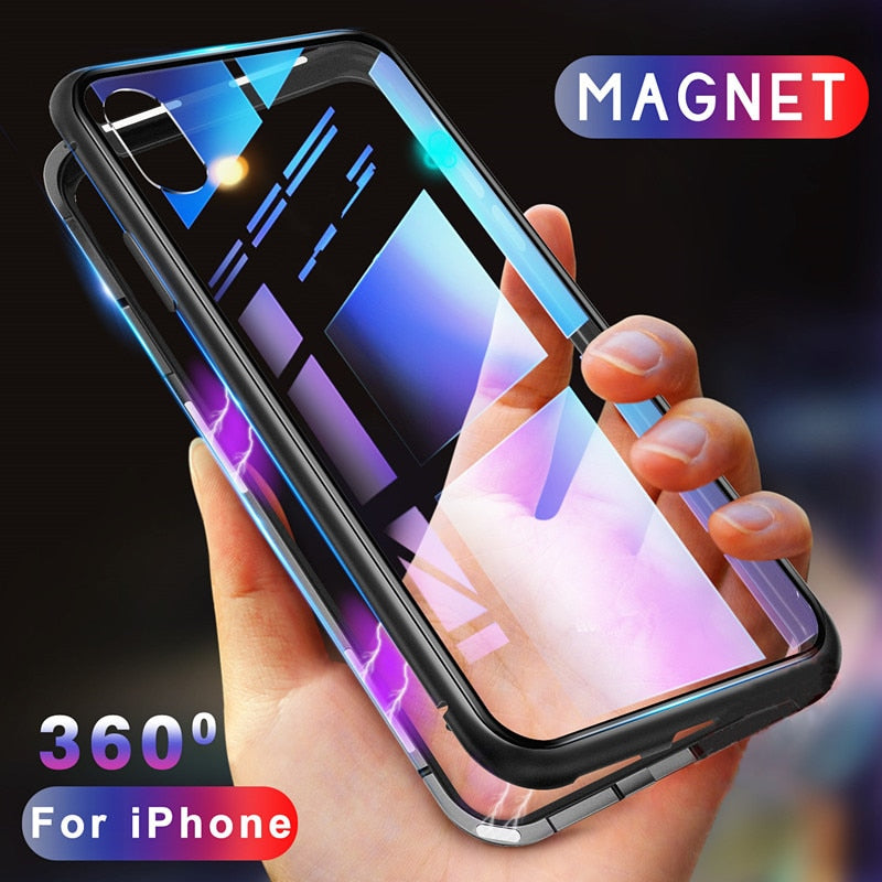 Magnet Flip Case for iPhone